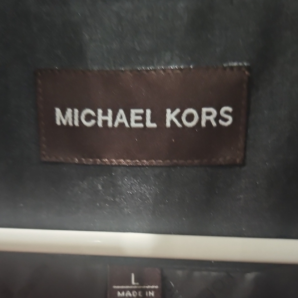 Michael Kors Charcoal Quilted Vest - Picture 2 of 9